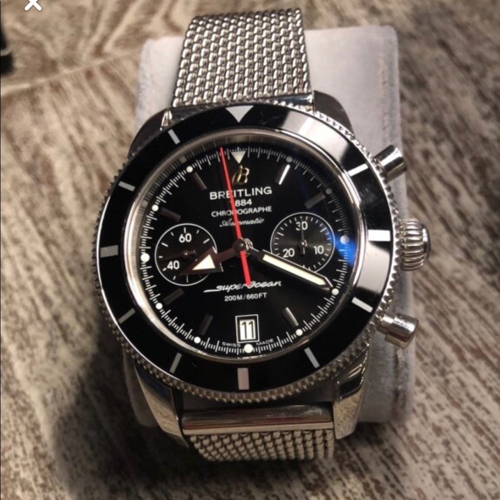 Breitling with Italian band